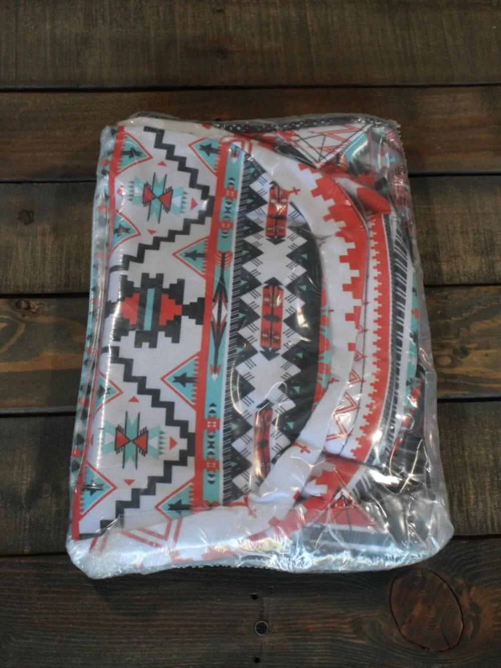 Aztec Geometric Backpack Bag - Picture 3 of 3